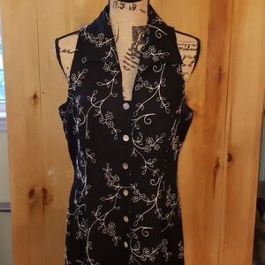 Coldwater Creek Button Down A-Line Dress